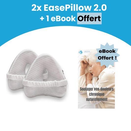 2x EasePillow 2.0™ + 1 Ebook Offert - Naptimepillow