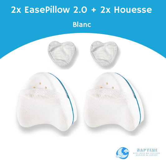 2x EasePillow 2.0™ avec houesse - Naptimepillow