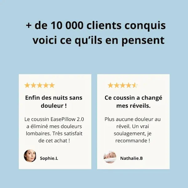 Coussin Orthopédique Genoux - EasePillow 2.0™