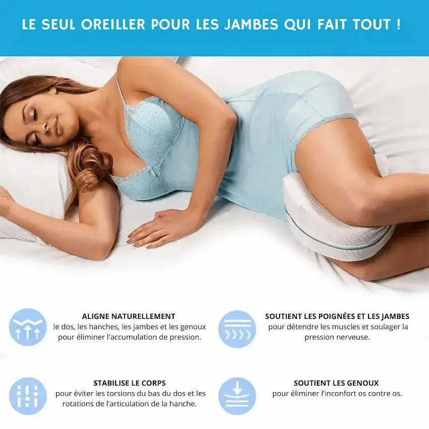 Coussin Orthopédique Genoux - EasePillow 2.0™